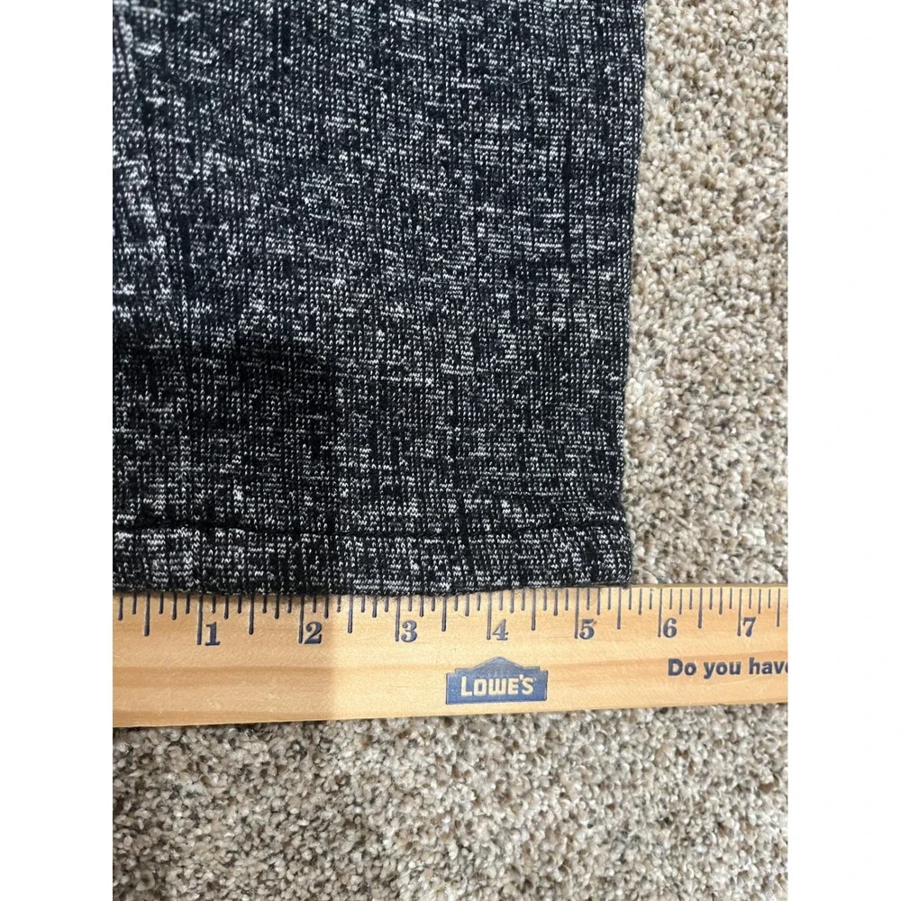 Tory Burch Wool Blend Tweed Slim Straight Leg Pants Black White‎ Size M